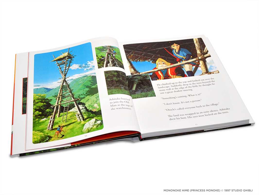 Princess Mononoke Picture Book by Hayao Miyazaki