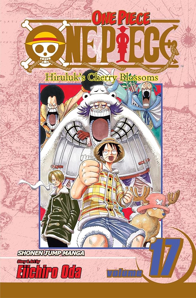 One Piece, Vol. 17: Hiruluk's Cherry Blossoms cover image