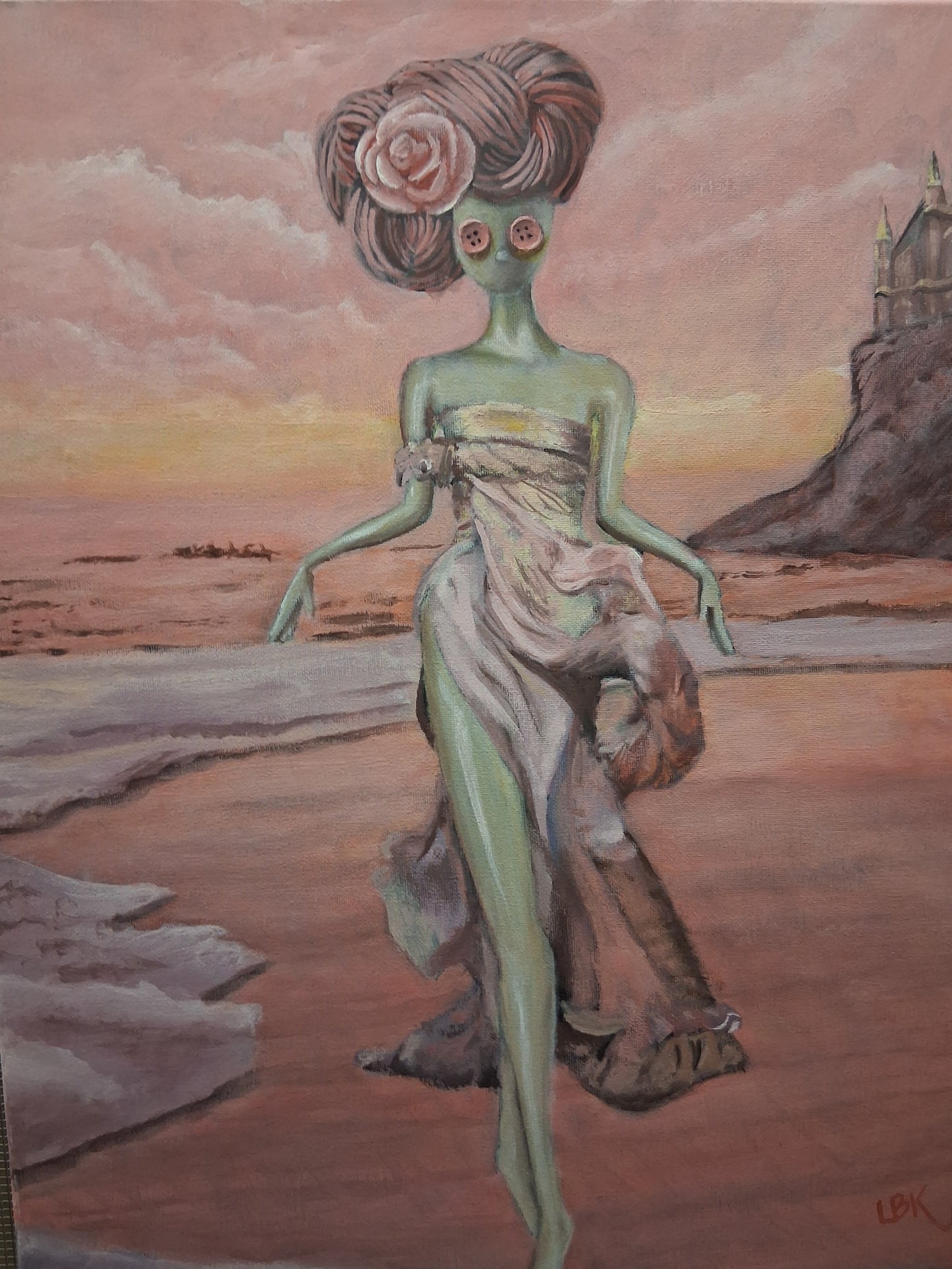 Art: Pink Beach