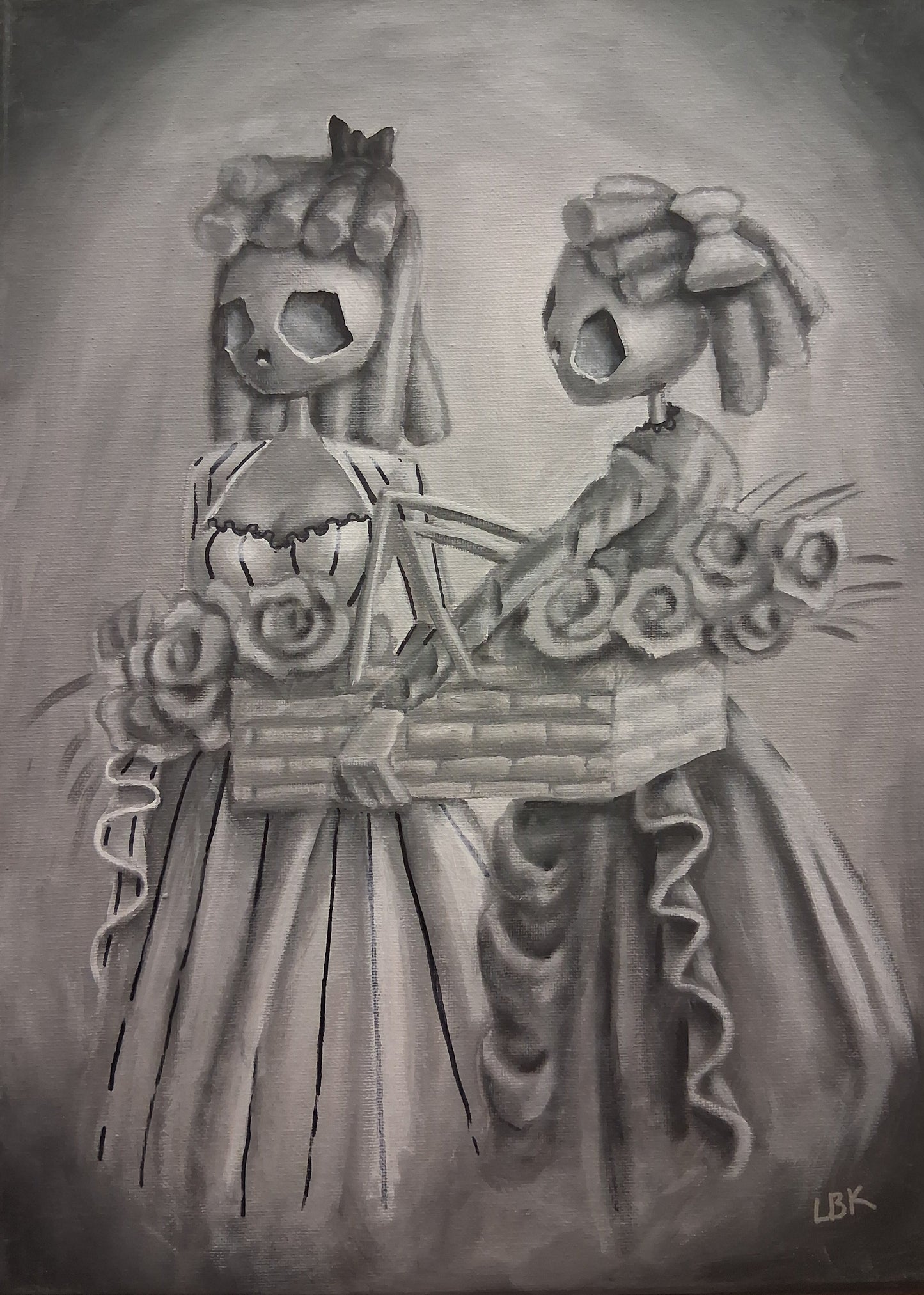 Art: Skeleton Sisters