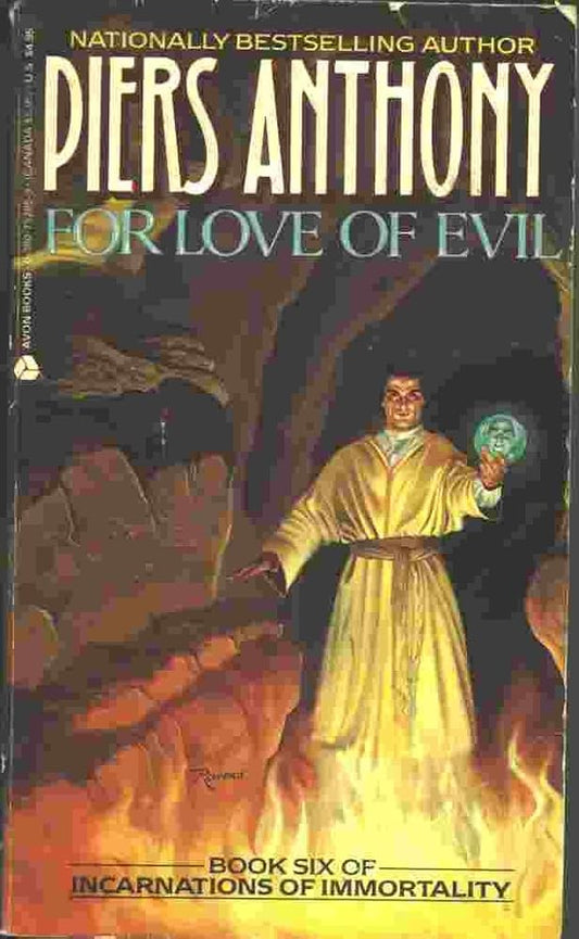 For Love of Evil: Book Six of Incarnations of Immortality (Incarnations of Immortality, 6) cover image