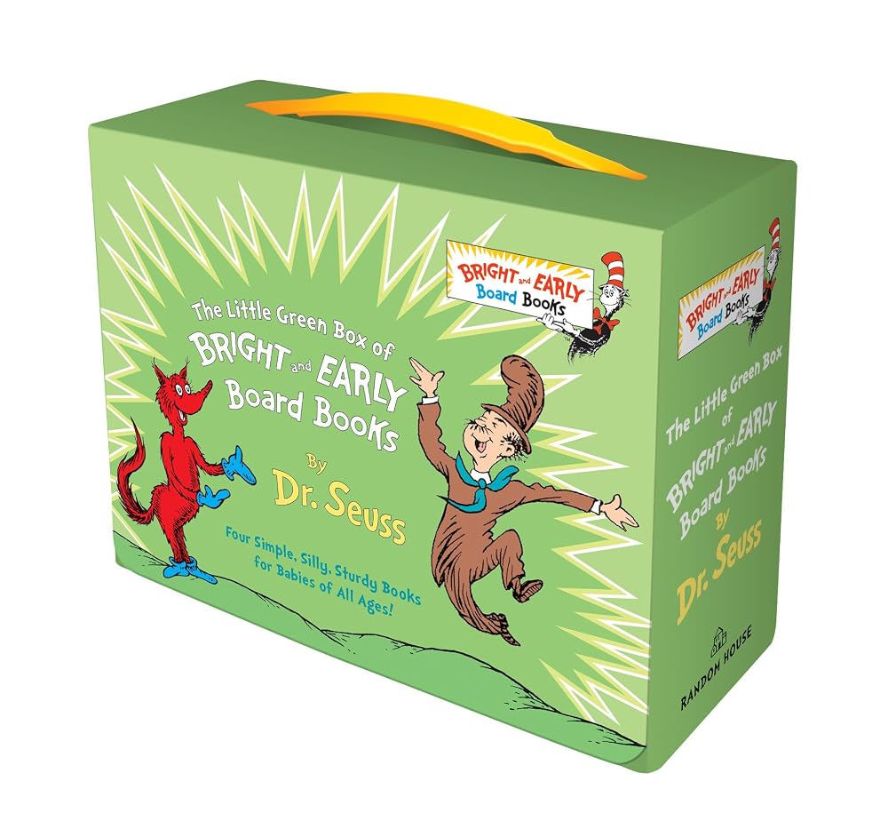 Little Green Boxed Set of Bright and Early Board Books: Fox in Socks; Mr. Brown Can Moo! Can You?; There's a Wocket in My Pocket!; Dr. Seuss's ABC cover image