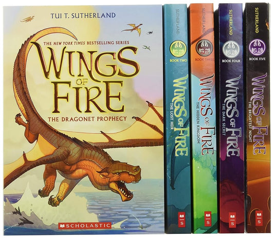 Wings of Fire Boxset, Books 1-5 (Wings of Fire) cover image