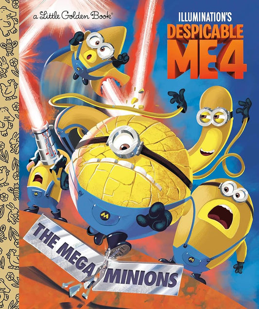 The Mega-Minions (Despicable Me 4) (Little Golden Book) cover image