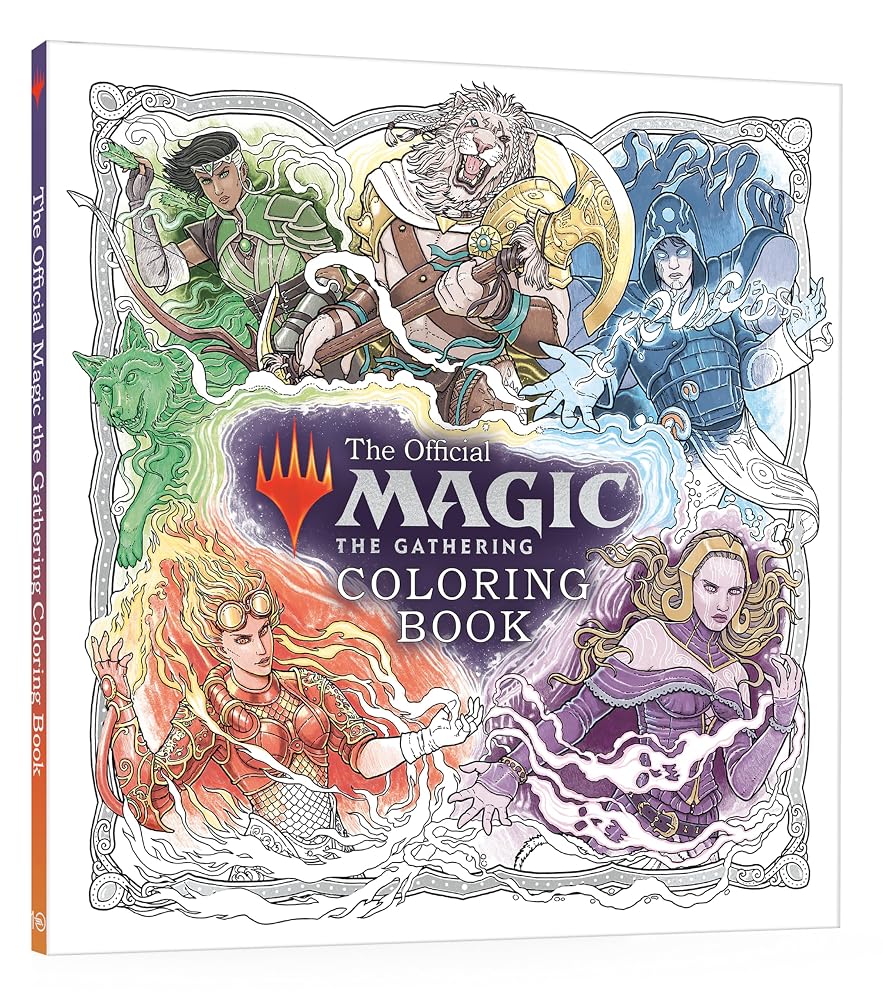 The Official Magic: The Gathering Coloring Book cover image