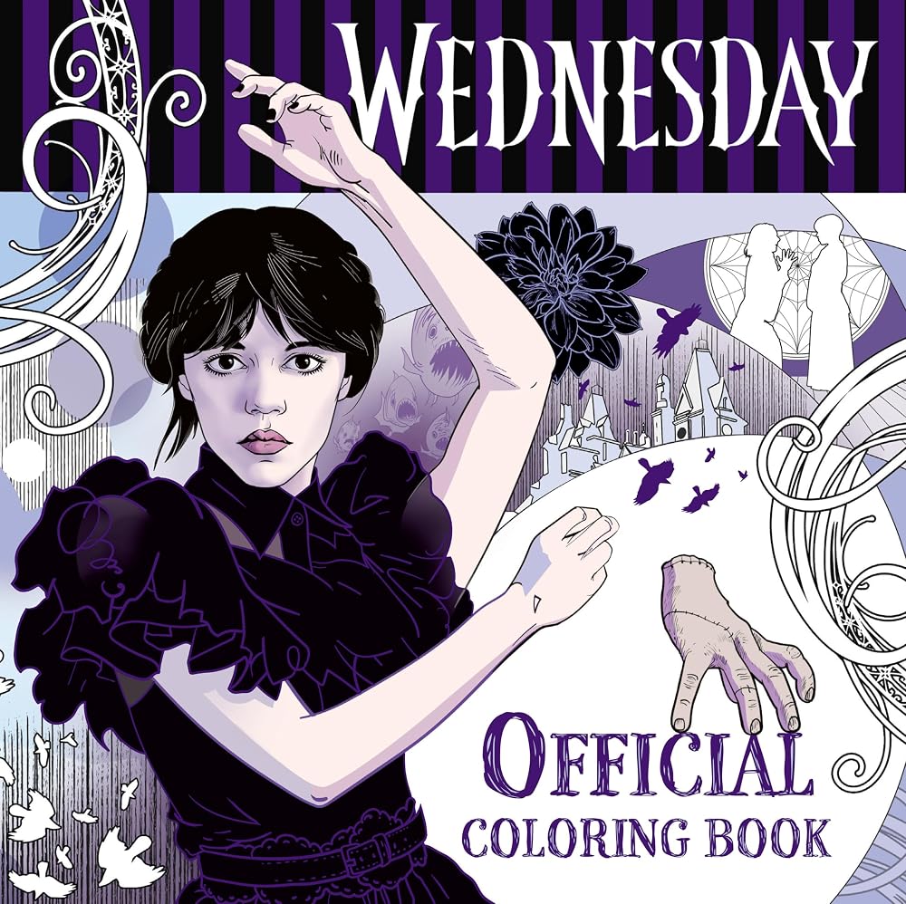 Wednesday: Official Coloring Book cover image