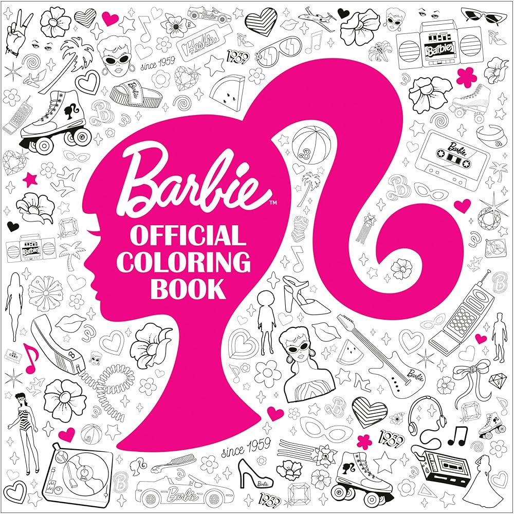 Barbie: Official Coloring Book cover image