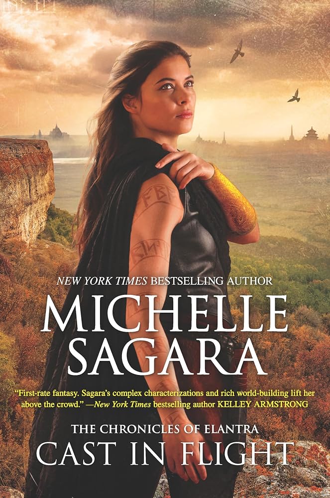 Cast in Flight: A Compelling Urban Fantasy Mystery About a Female Detective and Ancient Magic (A Chronicles of Elantra Novel, 13) cover image
