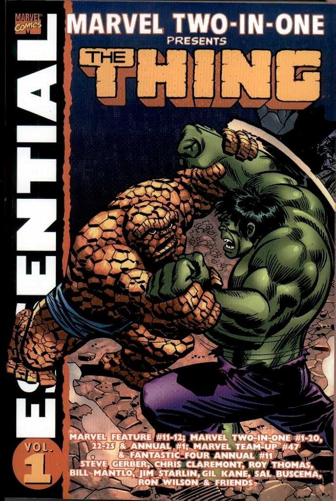 Essential Marvel Two-In-One Volume 1 TPB cover image