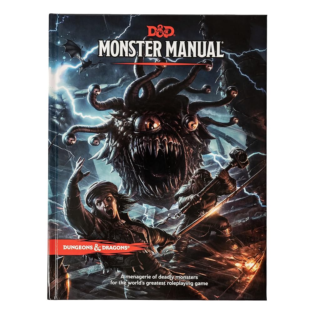 Wizards of the Coast D&D Dungeons & Dragons Monster Manual Hardcover cover image