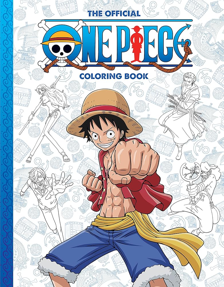 One Piece: The Official Coloring Book cover image