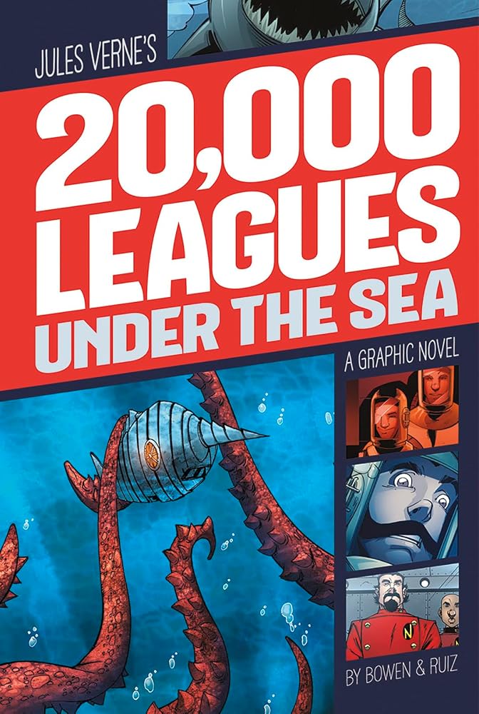 20,000 Leagues Under the Sea: A Graphic Novel (Graphic Revolve) (Graphic Revolve: Common Core Editions) cover image