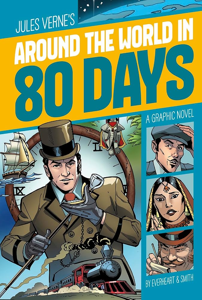 Around the World in 80 Days (Graphic Revolve) (Graphic Revolve: Common Core Editions) cover image