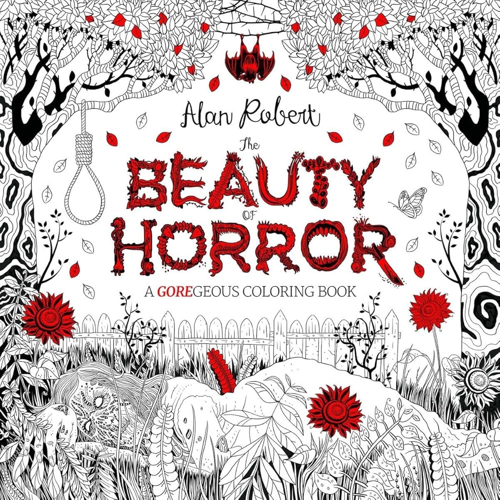 The Beauty of Horror 1: A GOREgeous Coloring Book cover image