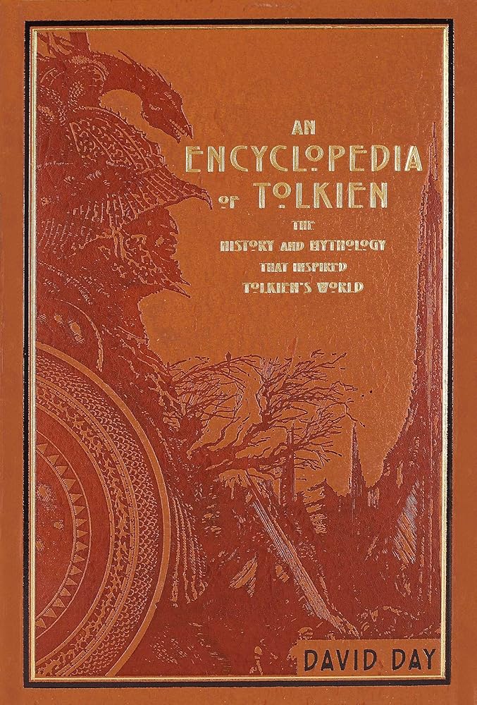 An Encyclopedia of Tolkien: The History and Mythology That Inspired Tolkien's World (Leather-bound Classics) cover image