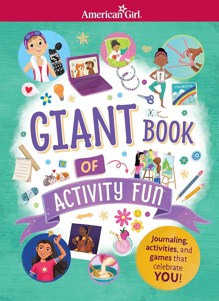 American Girl: Giant Book of Activity Fun: Brain Busters, Quizzes, Creative Activities, and More! (American Girl® Activities) cover image