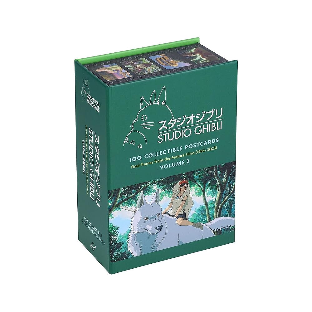 Studio Ghibli 100 Postcards, Volume 2: Final Frames from the Feature Films (1984–2023) cover image