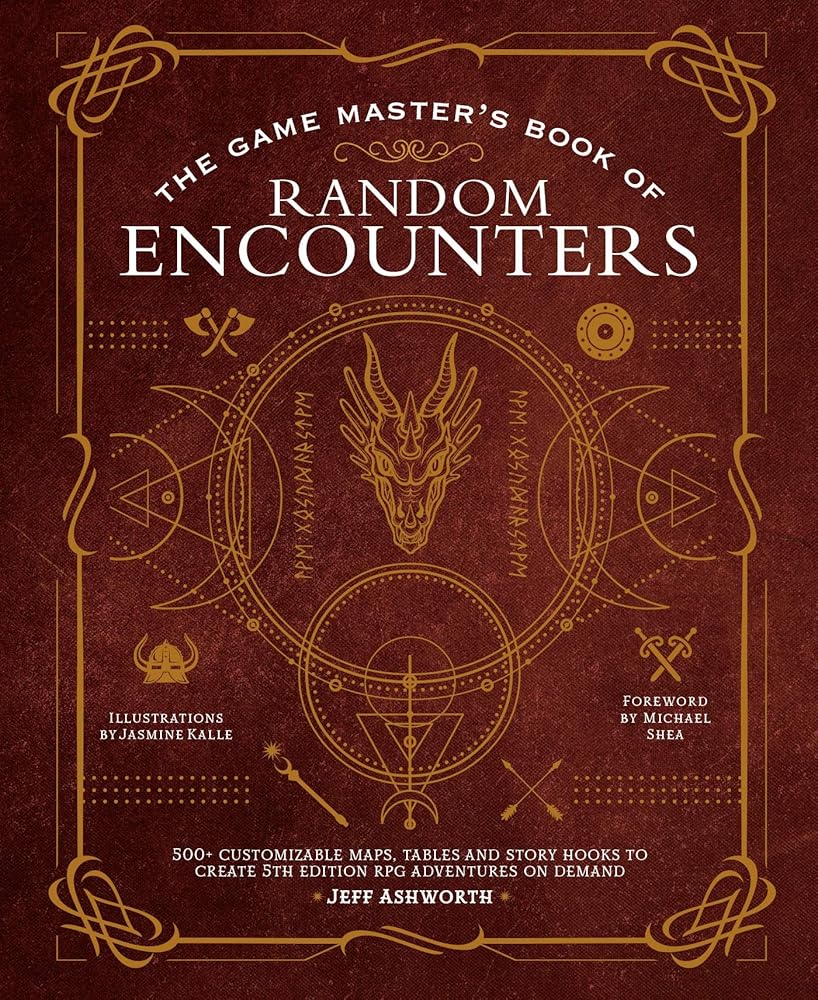 The Game Master's Book of Random Encounters: 500+ customizable maps, tables and story hooks to create 5th edition adventures on demand (The Game Master Series) cover image