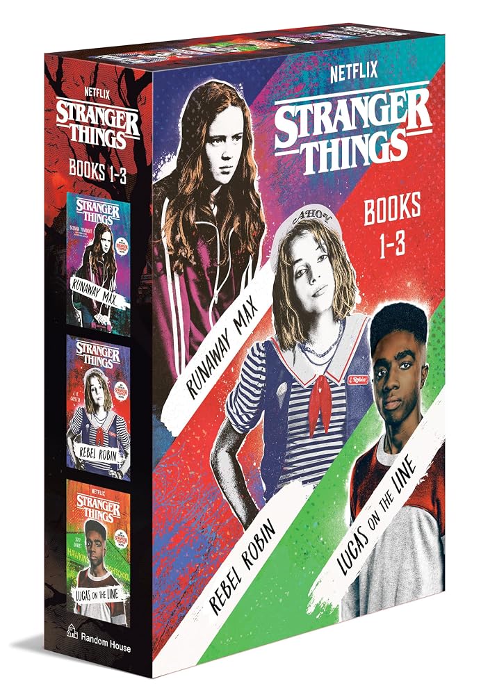 Stranger Things Boxed Set, Books 1-3: Runaway Max, Rebel Robin, and Lucas on the Line cover image