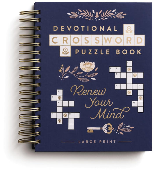 Renew Your Mind: Devotional Crossword Puzzle Book (36 Daily Devotions with Inspiring Activities to Refresh Your Soul) – The Perfect Gift for Christian Women (Faith Inspired Creativity) cover image