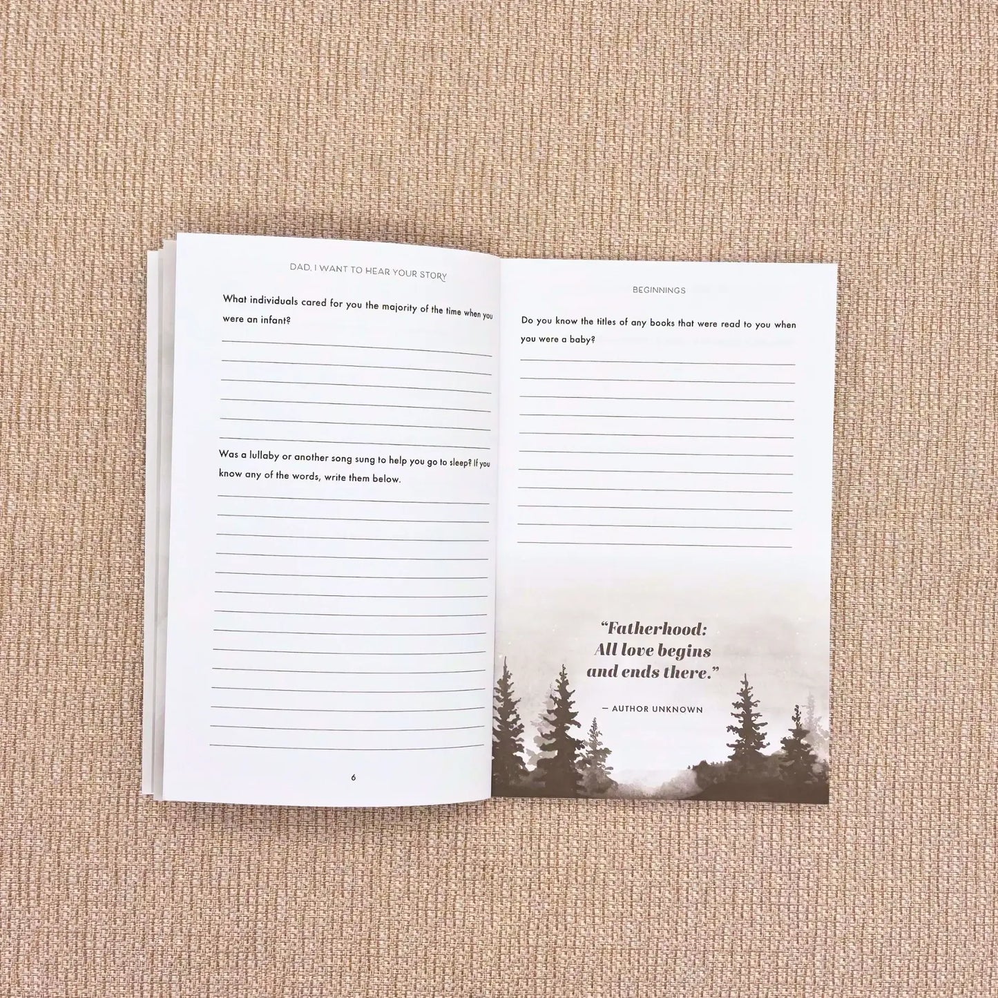 Dad, I Want to Hear Your Story: Popular Father's Day Gift