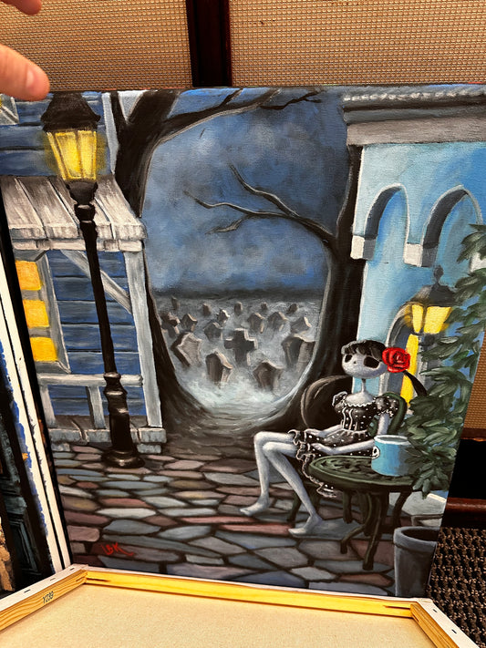 Art: Graveyard in the Trees