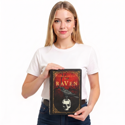 The Raven Vintage Book Backpack in Vinyl