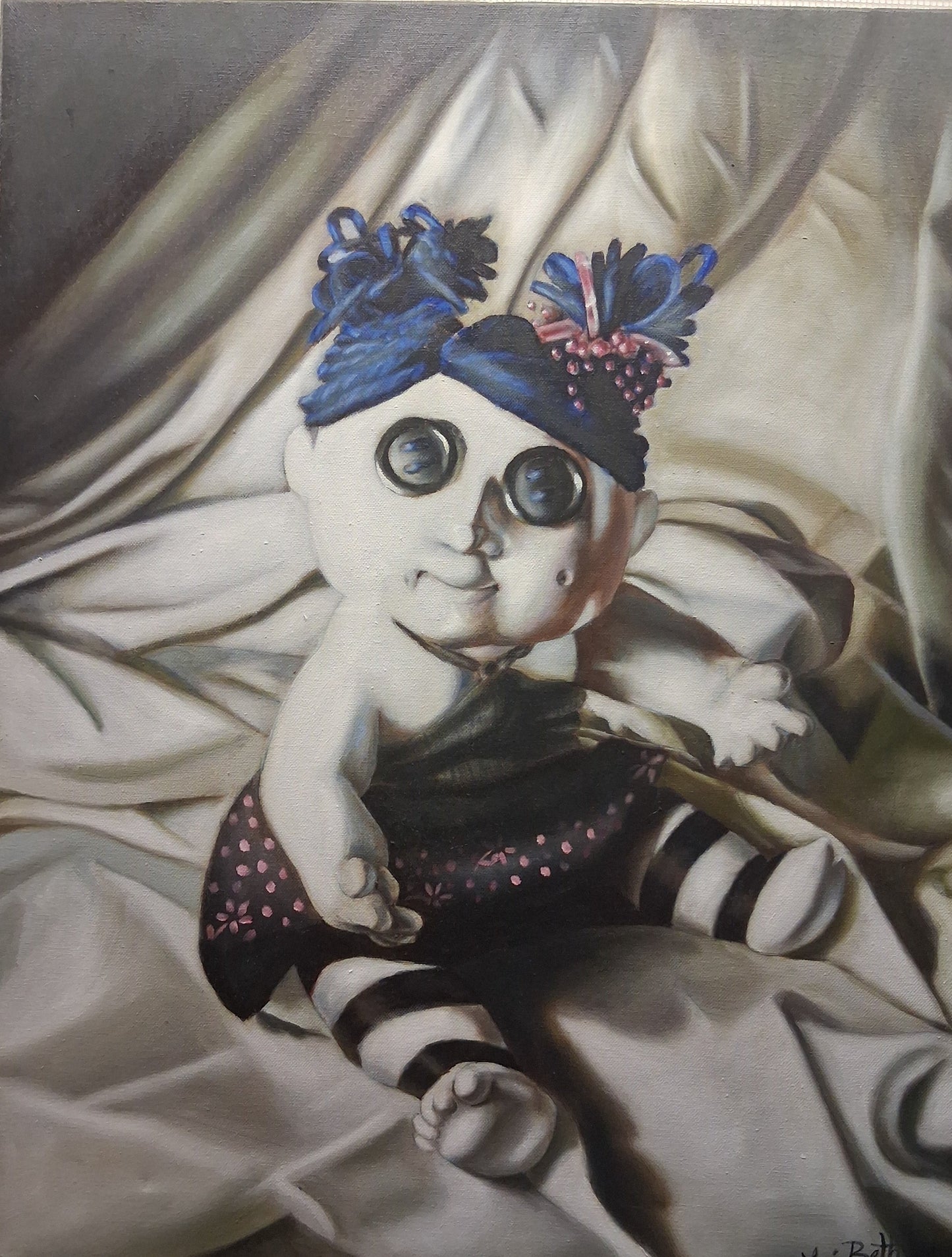 Art: Blue Hair Doll